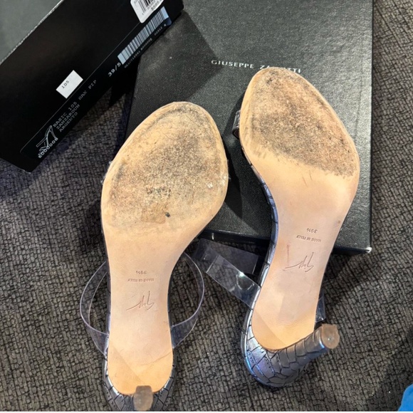 Silver crocodile Giuseppe Zanotti Sandals - Picture 3 of 3